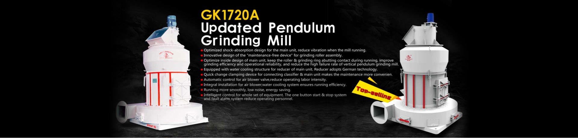 Pendulum grinding mill